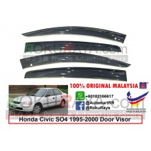 Honda Civic EK SO4 4Door ( 6th Gen ) 1995-2000 AG Door Visor Air Press Wind Deflector (Big 12cm Width)